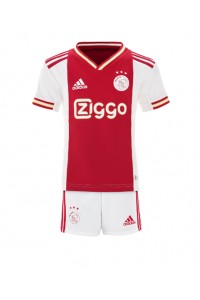 Ajax Babytruitje Thuis tenue Kind 2022-23 Korte Mouw (+ Korte broeken)